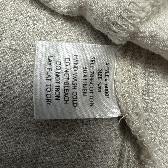 Grade & Gather Dress Womens Small Medium Linen Blend Sleeveless Pockets Flowy - Picture 7 of 11